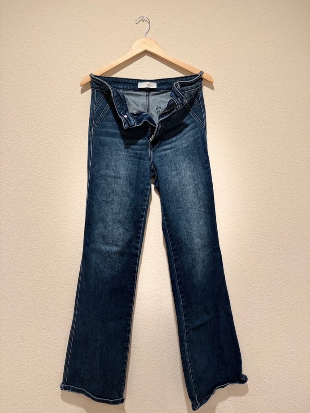 KanCan Dark Wash Wide Leg Jeans